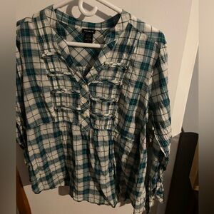torrid plaid top